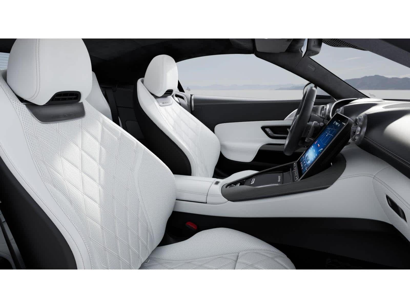 New 2027 MANUFAKTUR Moonlight White Metallic Mercedes-Benz AMG® SL 43 Roadster image 3