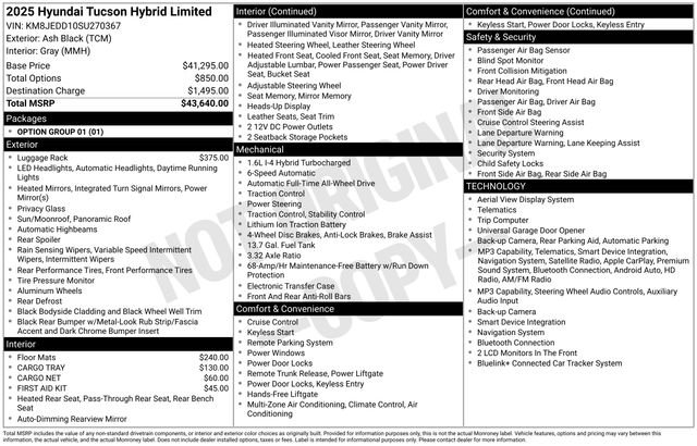 Used 2025 Gray Hyundai Limited image 25