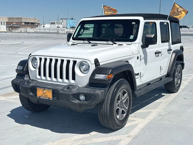 Used 2022 White Jeep Unlimited Sport S image 3