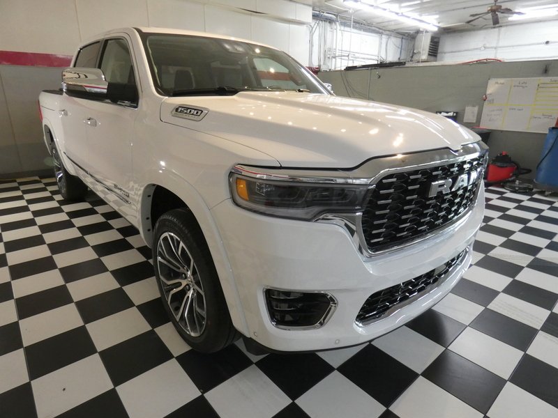 New 2026 Bright White Clear-Coat Exterior Paint RAM Tungsten Crew Cab 5