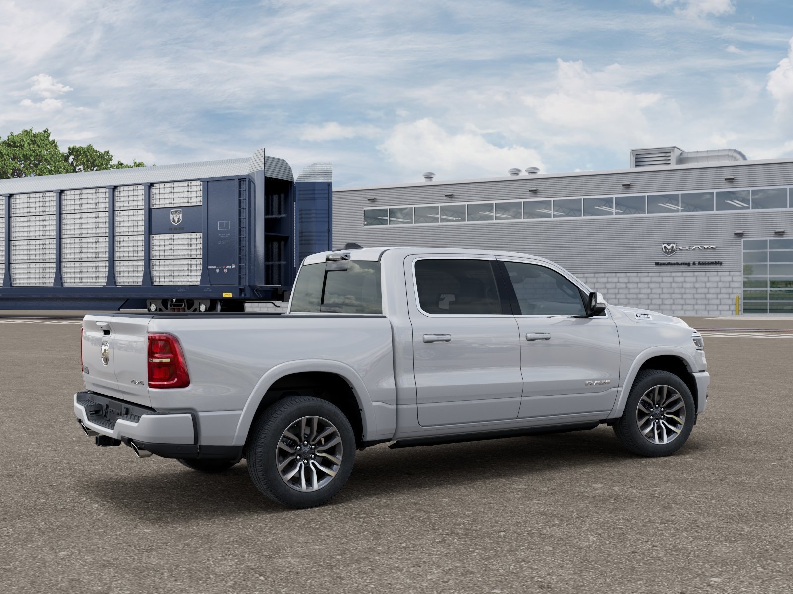 New 2026 Ivory White Tri-Coat Pearl-Coat Exterior Paint RAM Limited image 2
