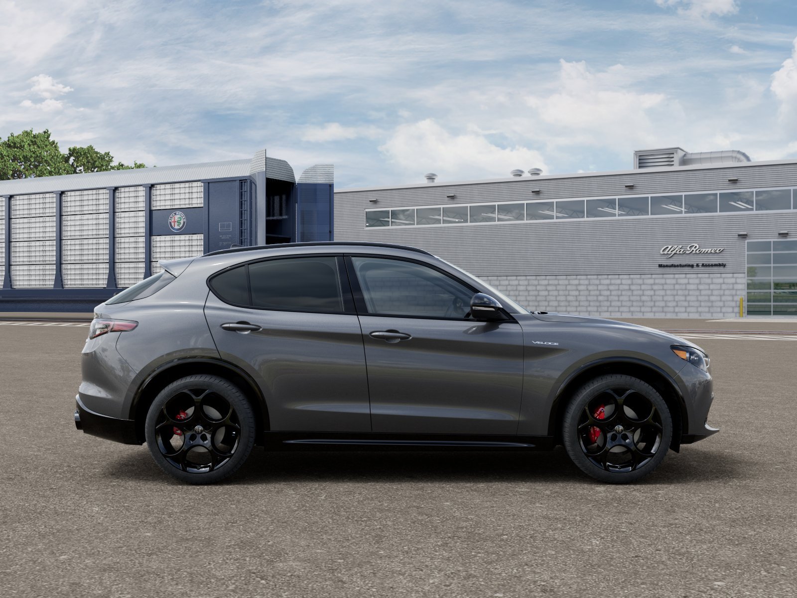 New 2026 Vesuvio Gray Metallic Exterior Paint Alfa Romeo Base image 12