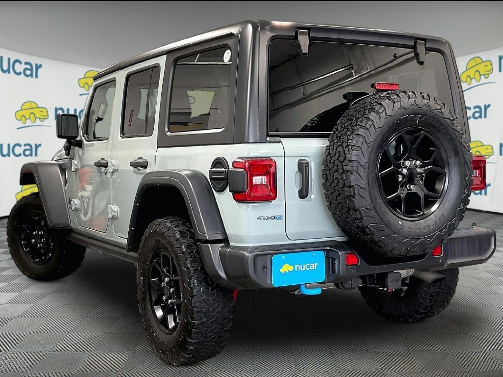 Used 2024 Gray Jeep Willys 4xe image 4