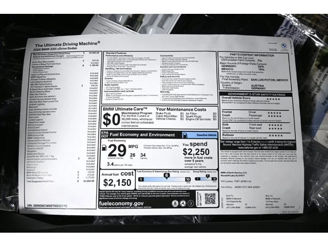 New 2026 Arctic Race Blue metallic BMW 330i xDrive image 38