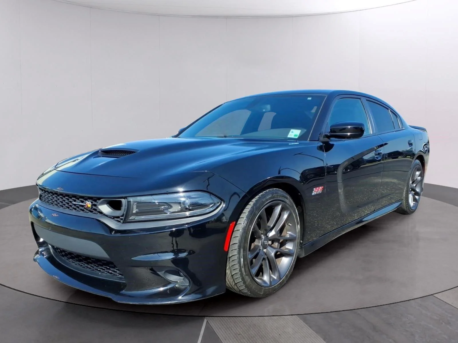 Used 2023 Pitch Black Clearcoat Dodge Scat Pack image 1
