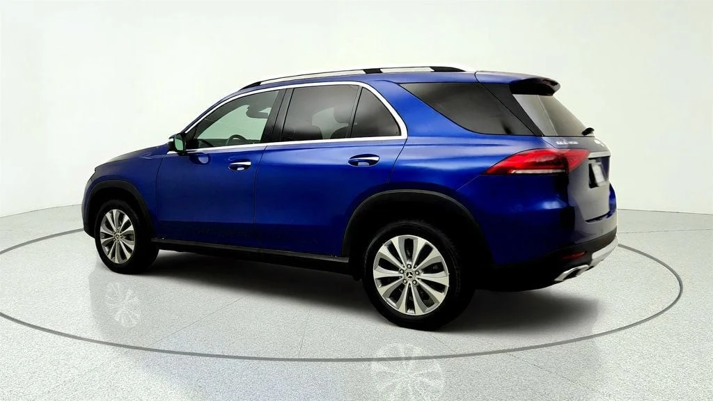 Used 2020 Brilliant Blue Metallic Mercedes-Benz GLE 350 4MATIC® SUV w/ Burmester Audio & Premium Pkg image 7