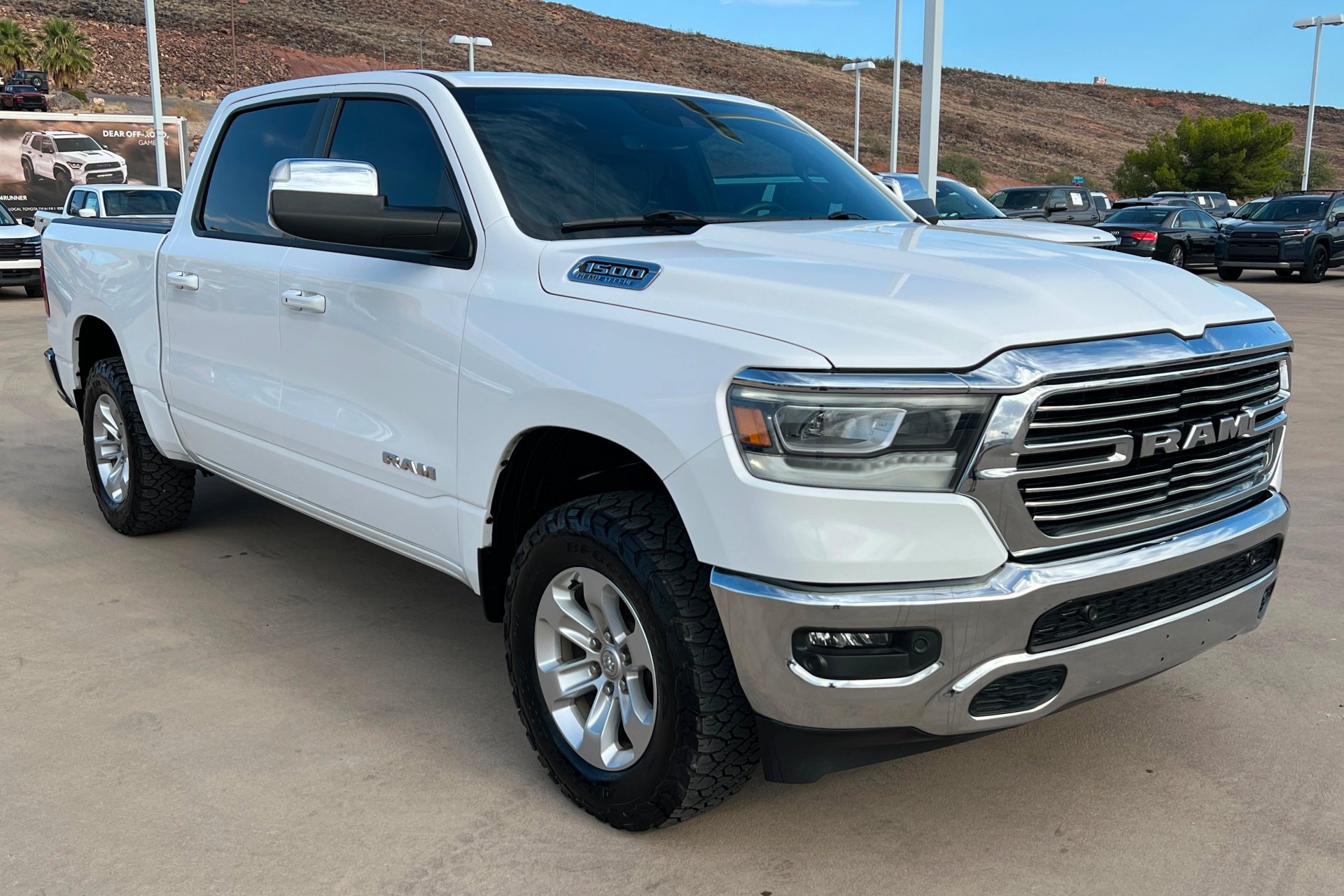 Certified Used 2023 Bright White Clearcoat Ram Laramie image 8