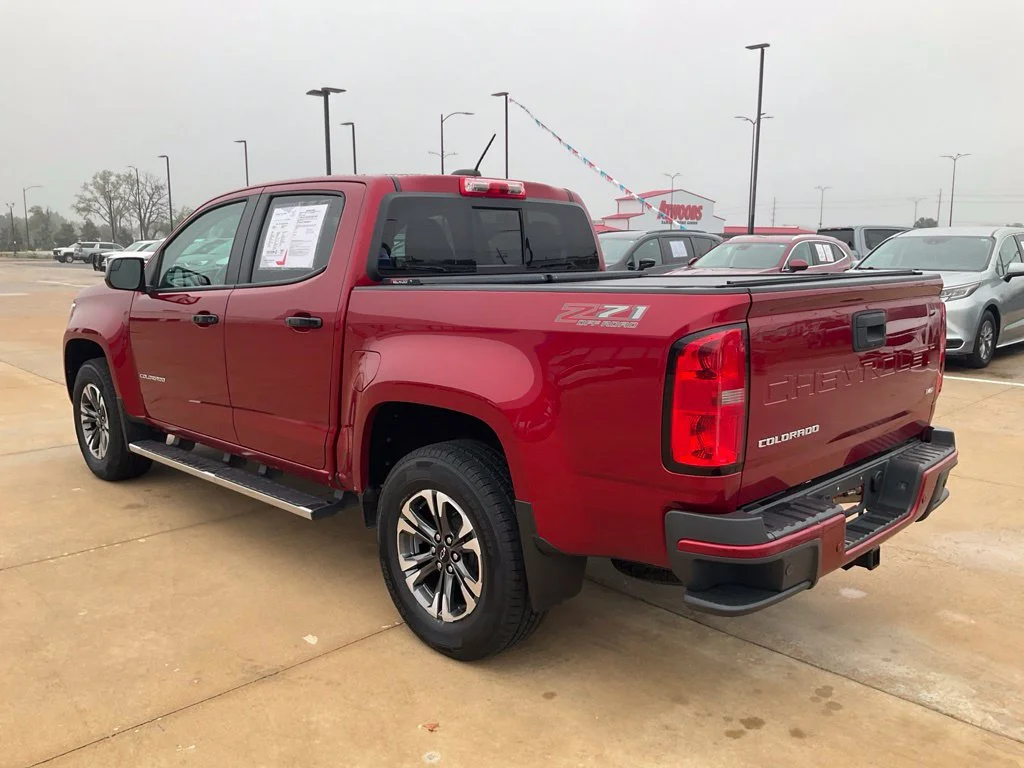 Used 2021 CHERRY RED TINTCOAT Chevrolet 4WD Z71 image 72
