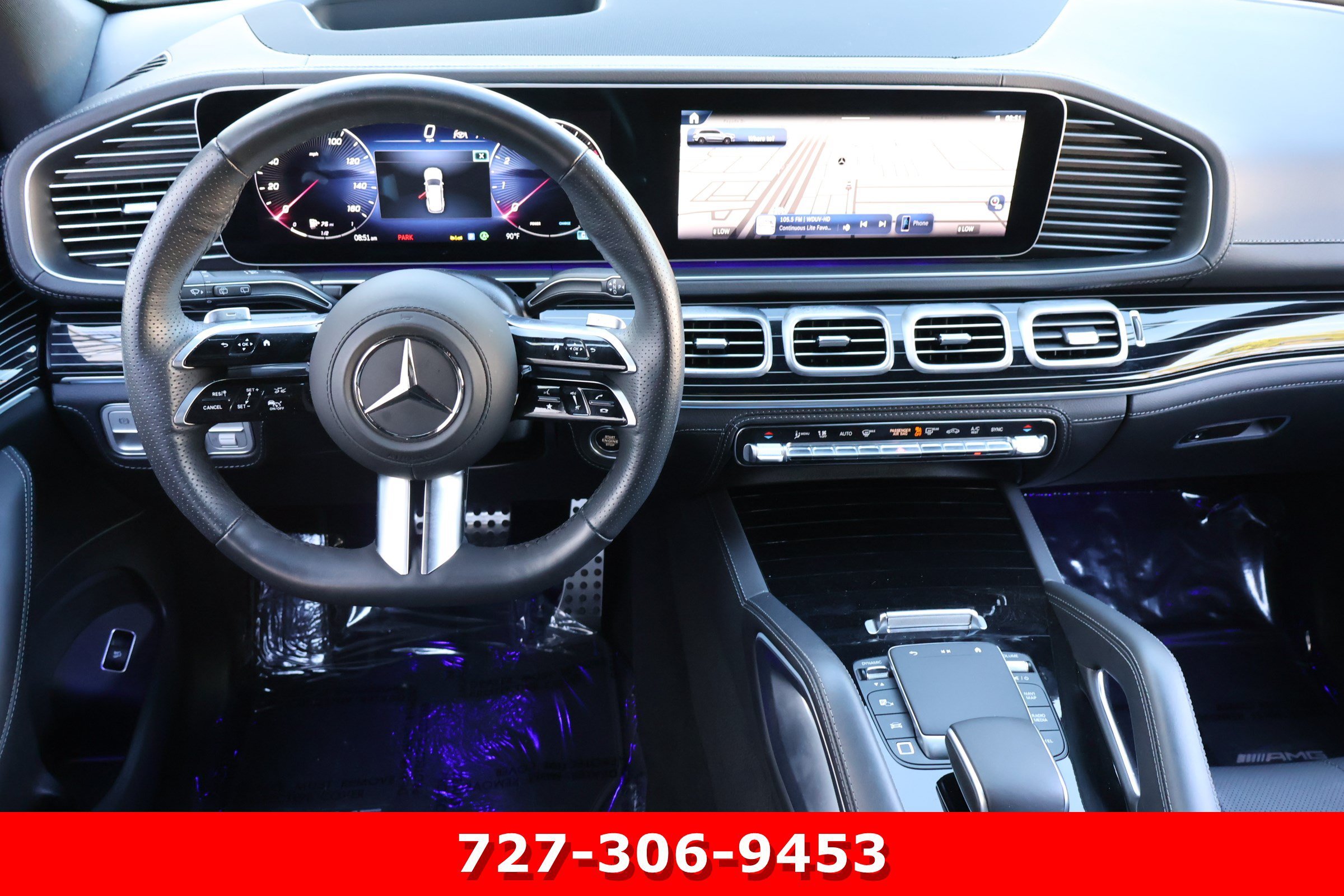 Certified Used 2025 Selenite Gray Metallic Mercedes-Benz GLS 450 image 21