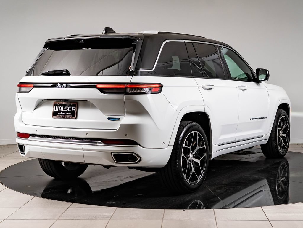 Used 2022 Bright White Clearcoat Jeep Summit Reserve 4xe image 10