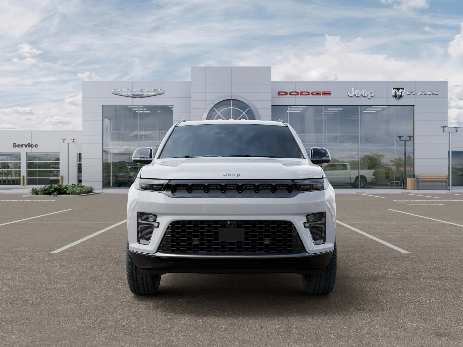 New 2026 Bright White Clear-Coat Exterior Paint Jeep Limited Altitude image 38