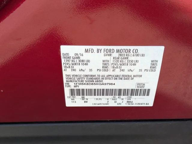 Used 2017 Red Ford XLT image 32