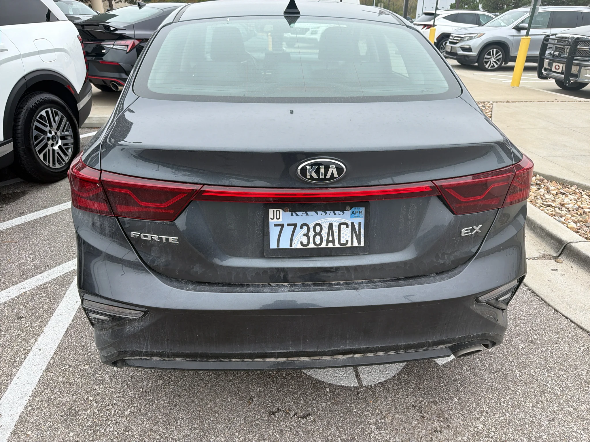 Used 2019 Gravity Grey Kia EX image 6