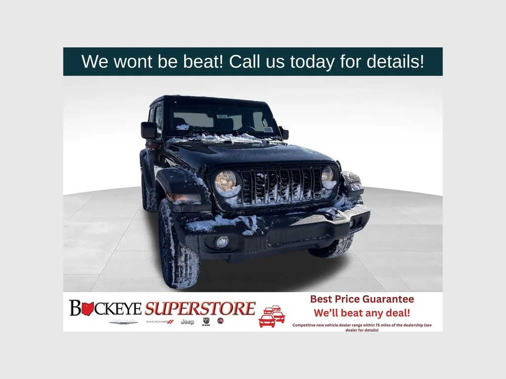 New 2026 Black Clear-Coat Exterior Paint Jeep Sport image 1