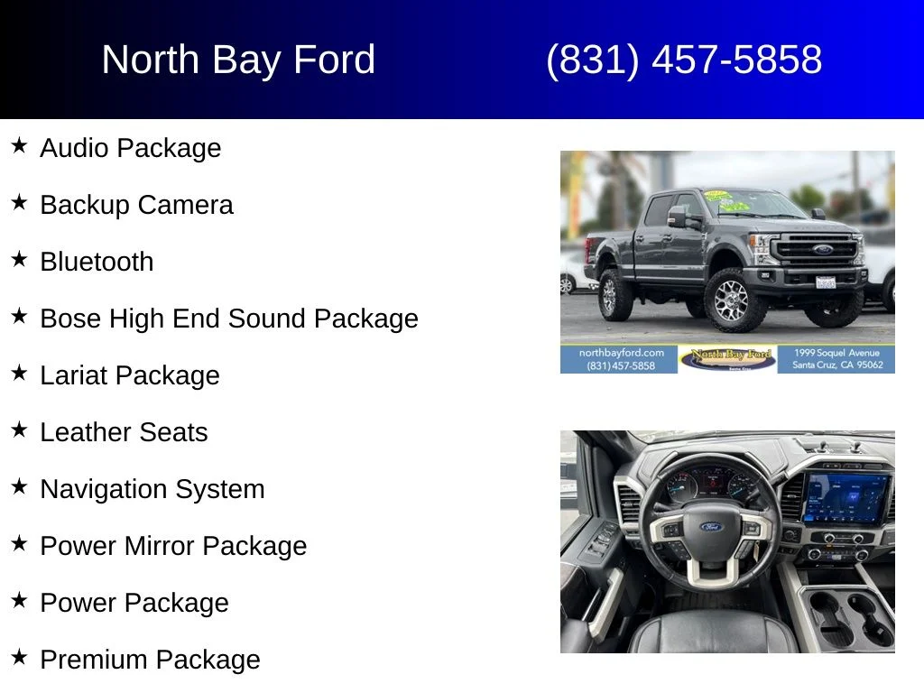 Used 2022 Gray Metallic Ford Lariat image 4