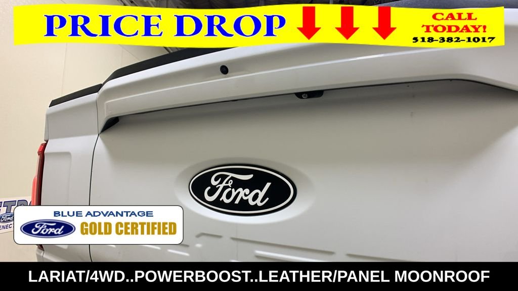 Certified Used 2025 White Metallic Ford Lariat image 21
