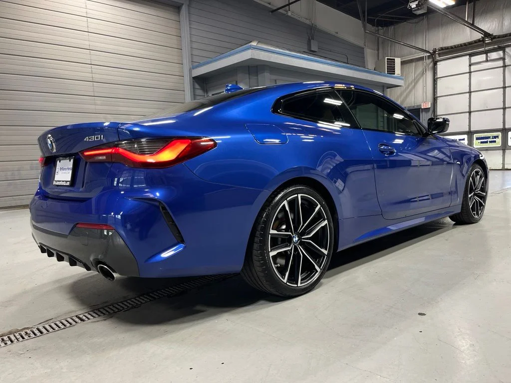 Used 2021 Blue Metallic BMW 430i image 7