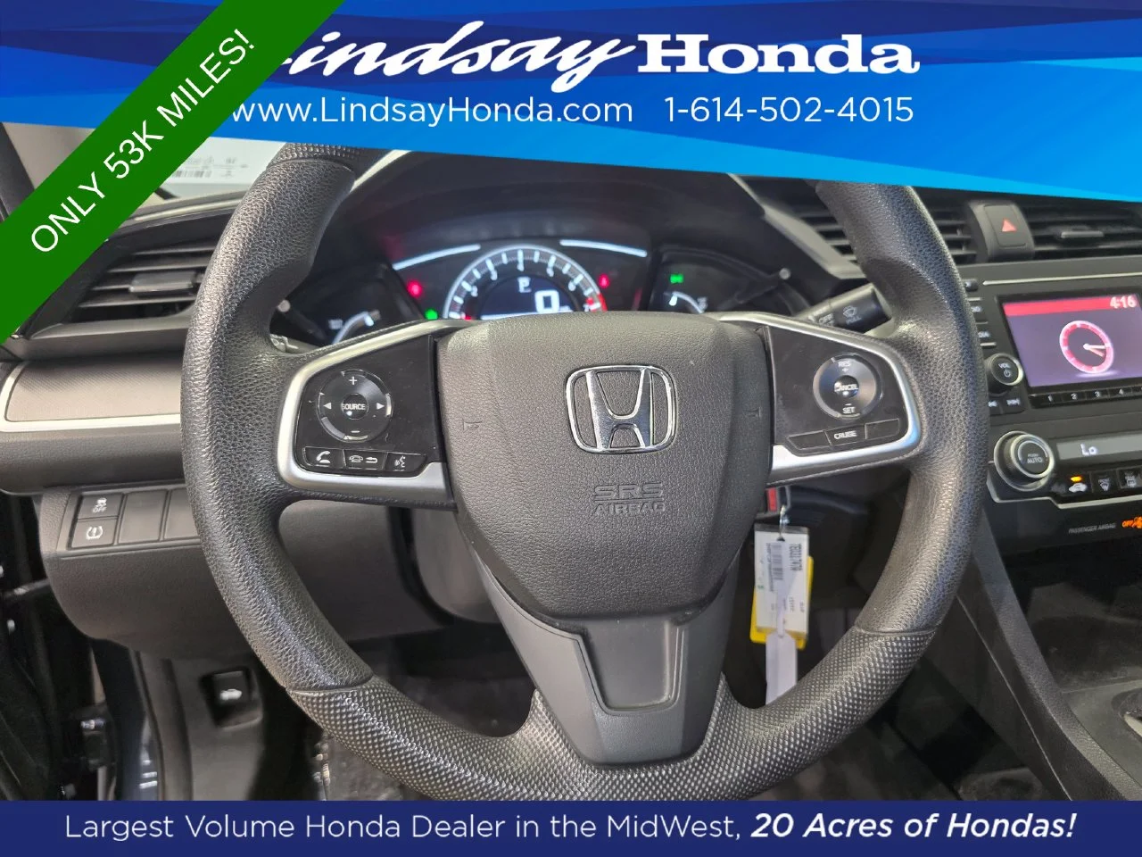 Used 2017 Cosmic Blue Metallic Honda LX image 14