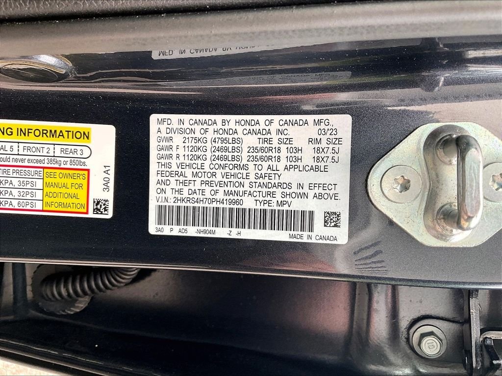 Used 2023 Meteorite Gray Metallic Honda EX-L image 31