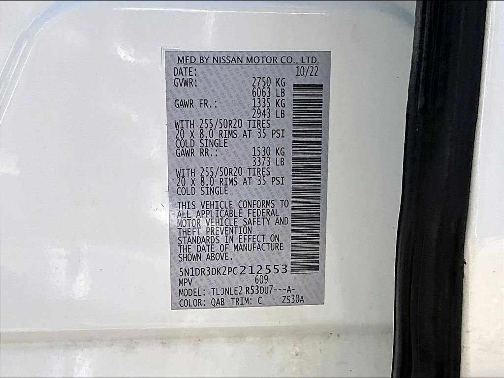 Certified Used 2023 White Nissan Platinum image 36