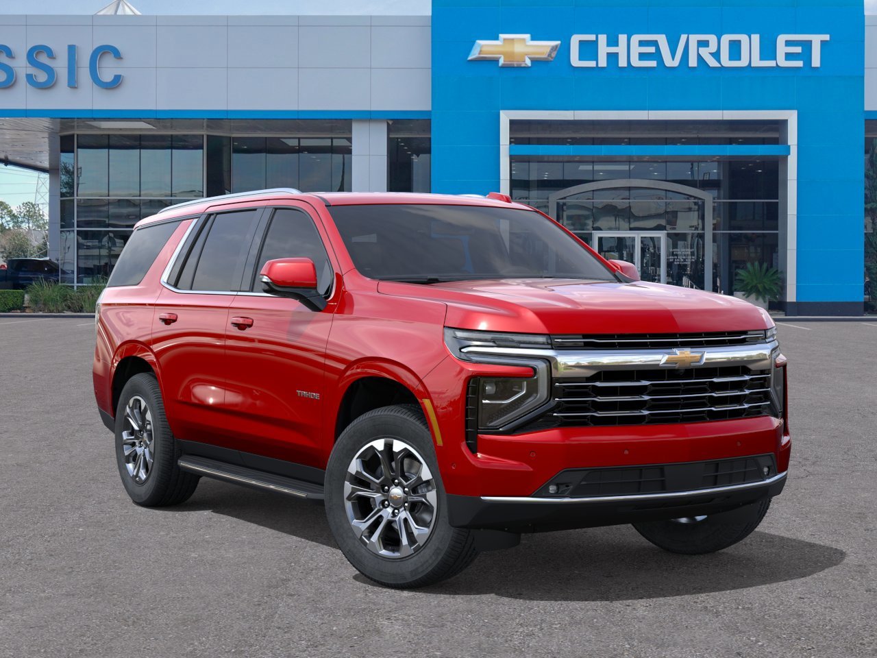 2026 Chevrolet Tahoe LT Red at Classic Elite Chevrolet Hwy 6