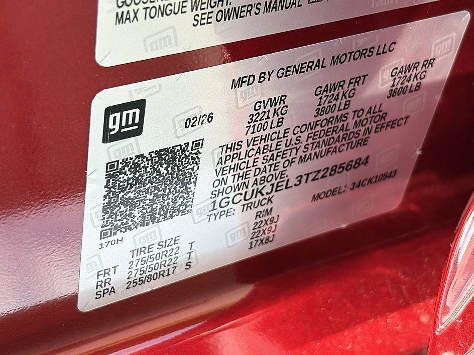 Used 2026 Radiant Red Tintcoat Chevrolet High Country image 25