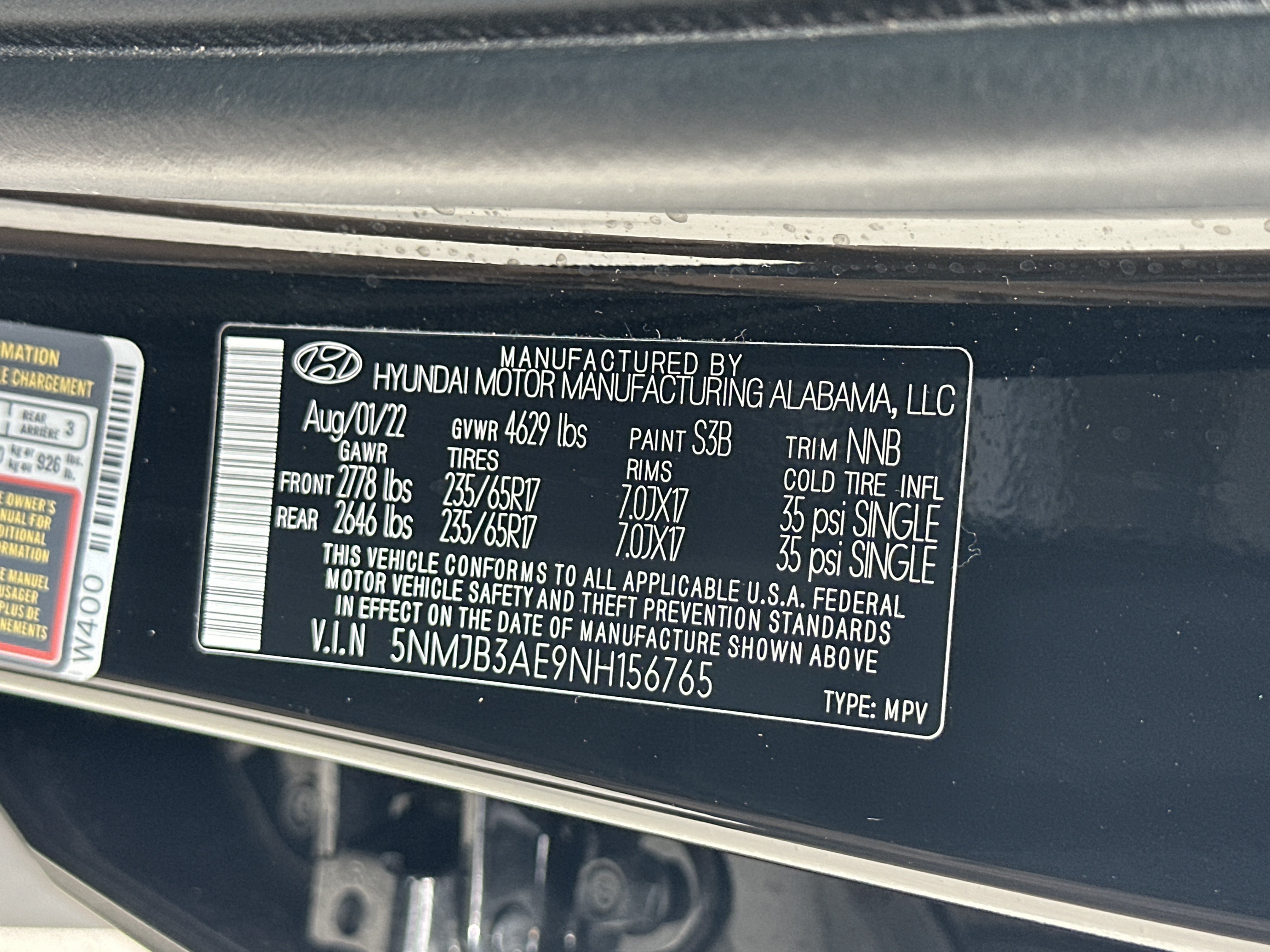 Used 2022 Phantom Black Hyundai SEL image 37