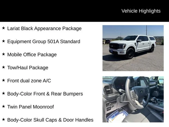 Used 2024 White Ford Lariat image 8