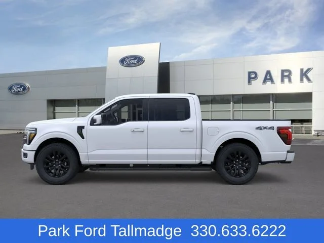 New 2026 Star White Metallic Tri-Coat Ford Lariat image 3