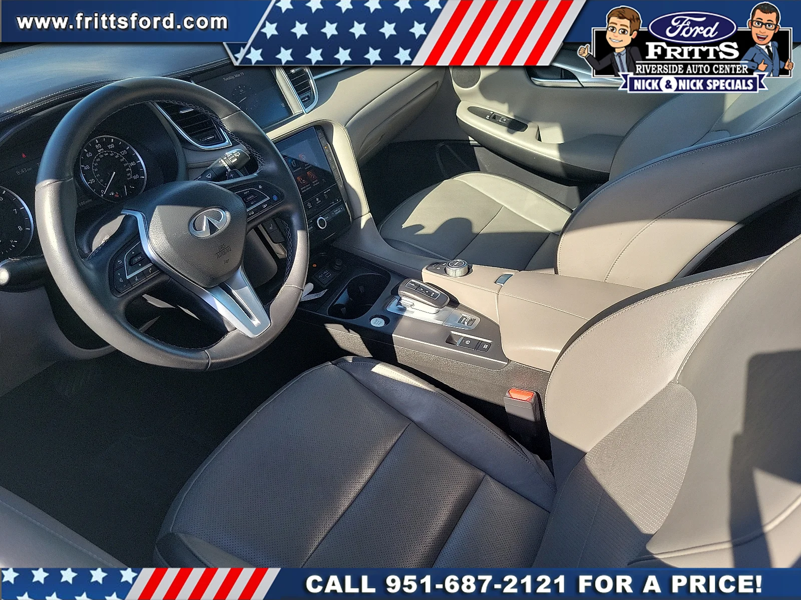 Certified Used 2023 Radiant White INFINITI LUXE image 4