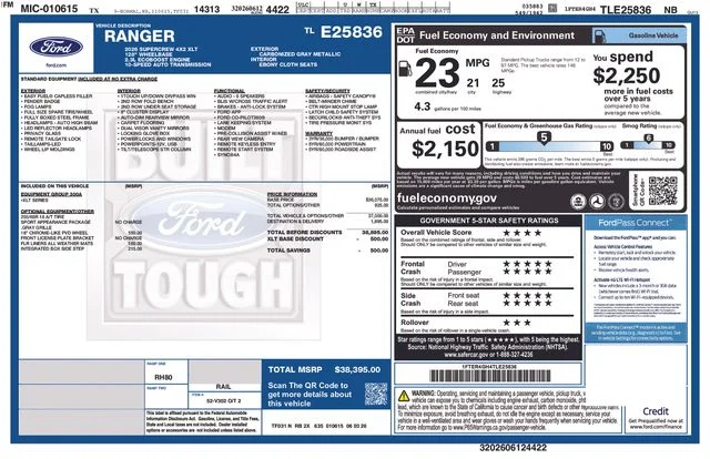 New 2026 Carbonized Gray Metallic Ford XLT image 2
