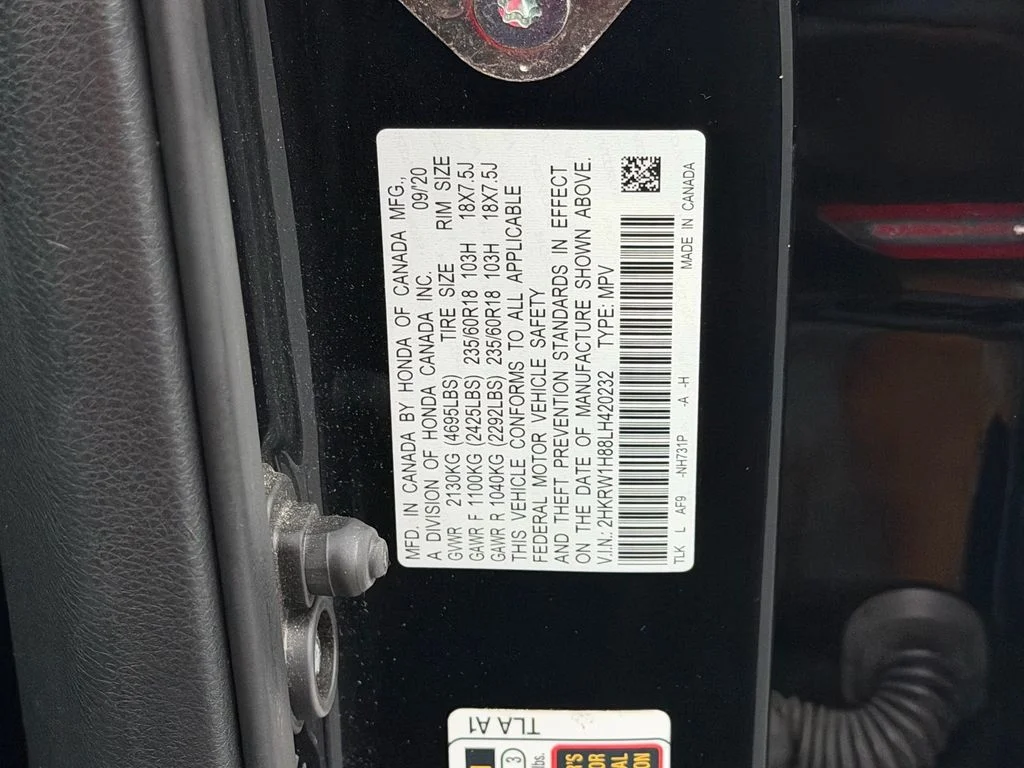 Used 2020 Black Honda EX-L image 22