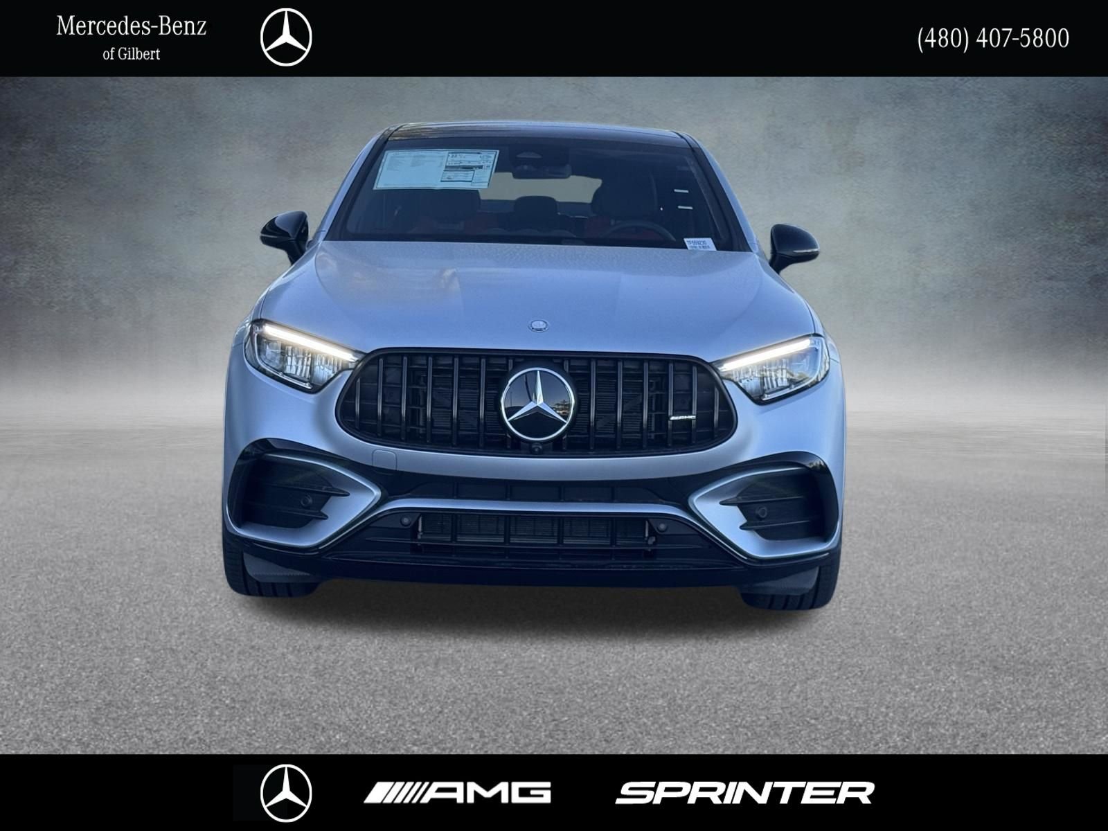 New 2026 MANUFAKTUR Cirrus Silver Magno Mercedes-Benz GLC 43 AMG® COUPE image 2
