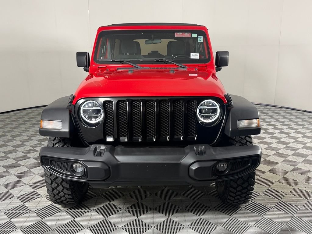 Certified Used 2021 Red Jeep Unlimited Willys image 3