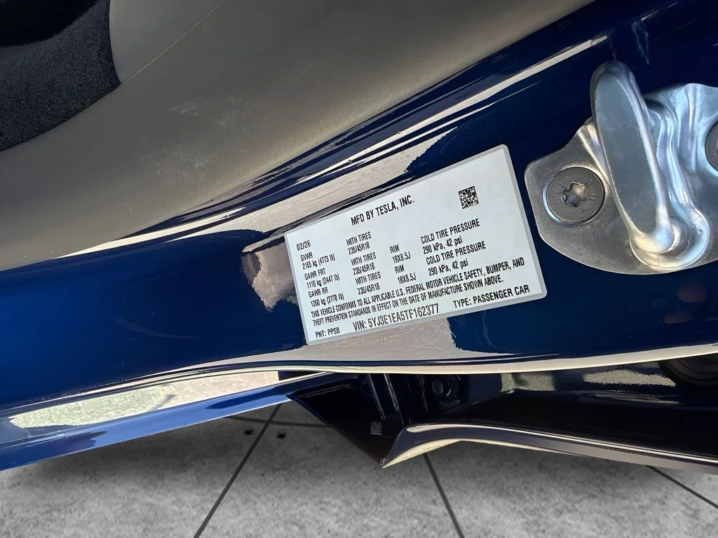Used 2026 Blue Tesla Base image 36
