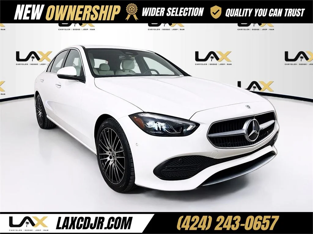 Used 2023 White Mercedes-Benz C 300 image 1