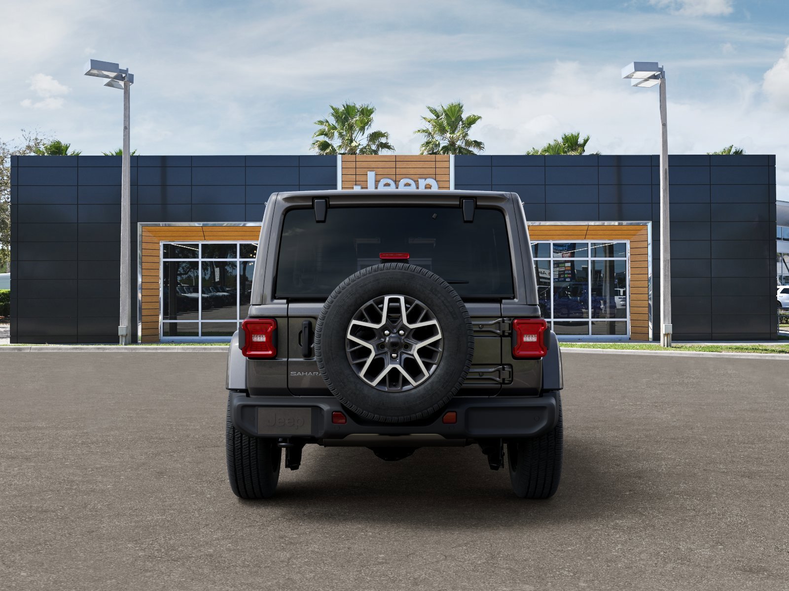 New 2026 Granite Crystal Metallic Clearcoat Jeep Sahara image 7