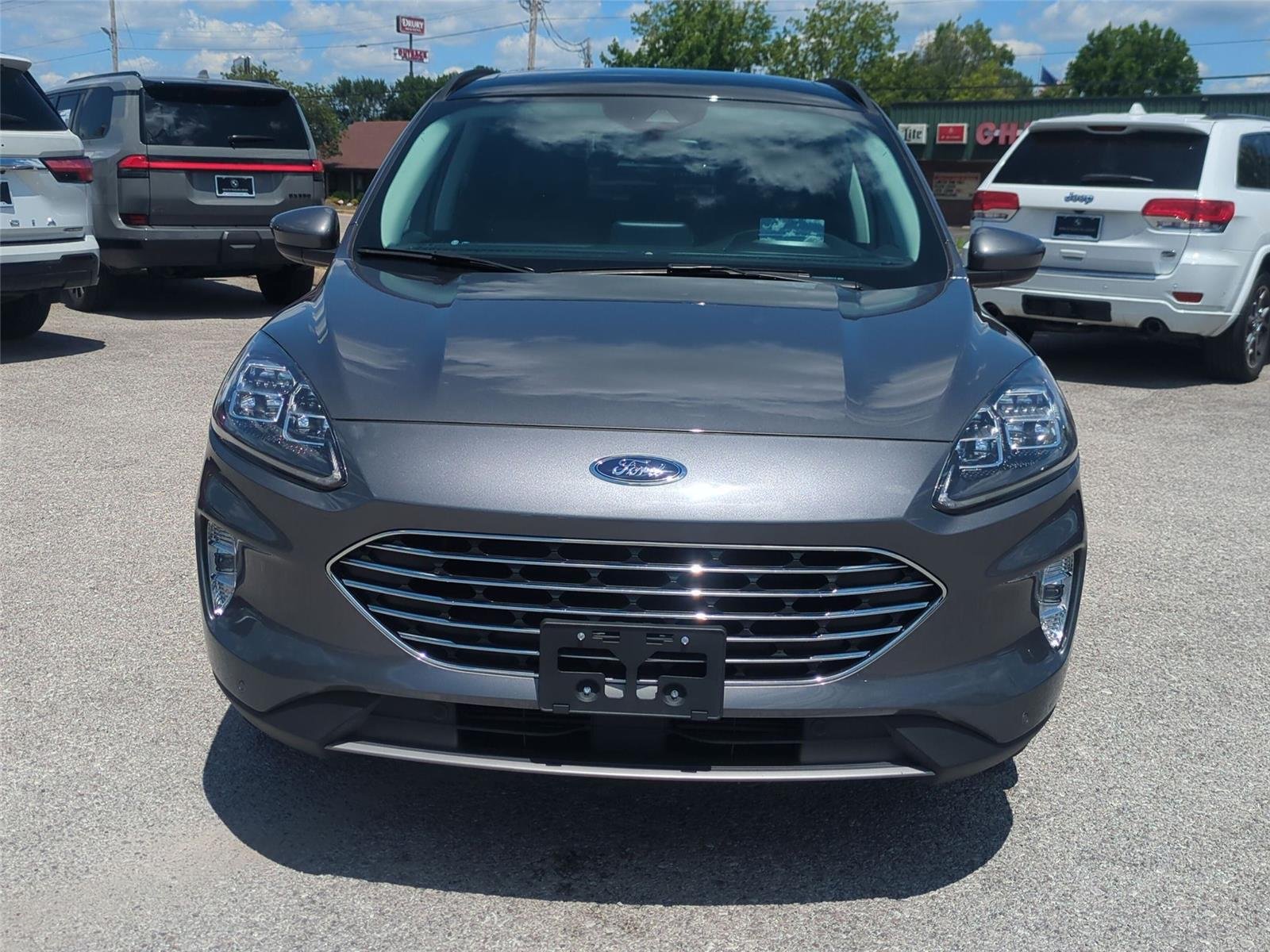 Used 2022 Carbonized Gray Metallic Ford Titanium image 8