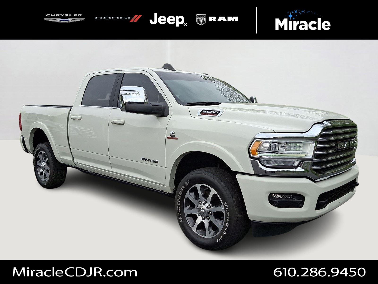 Certified Used 2024 Pearl White Ram Longhorn image 1