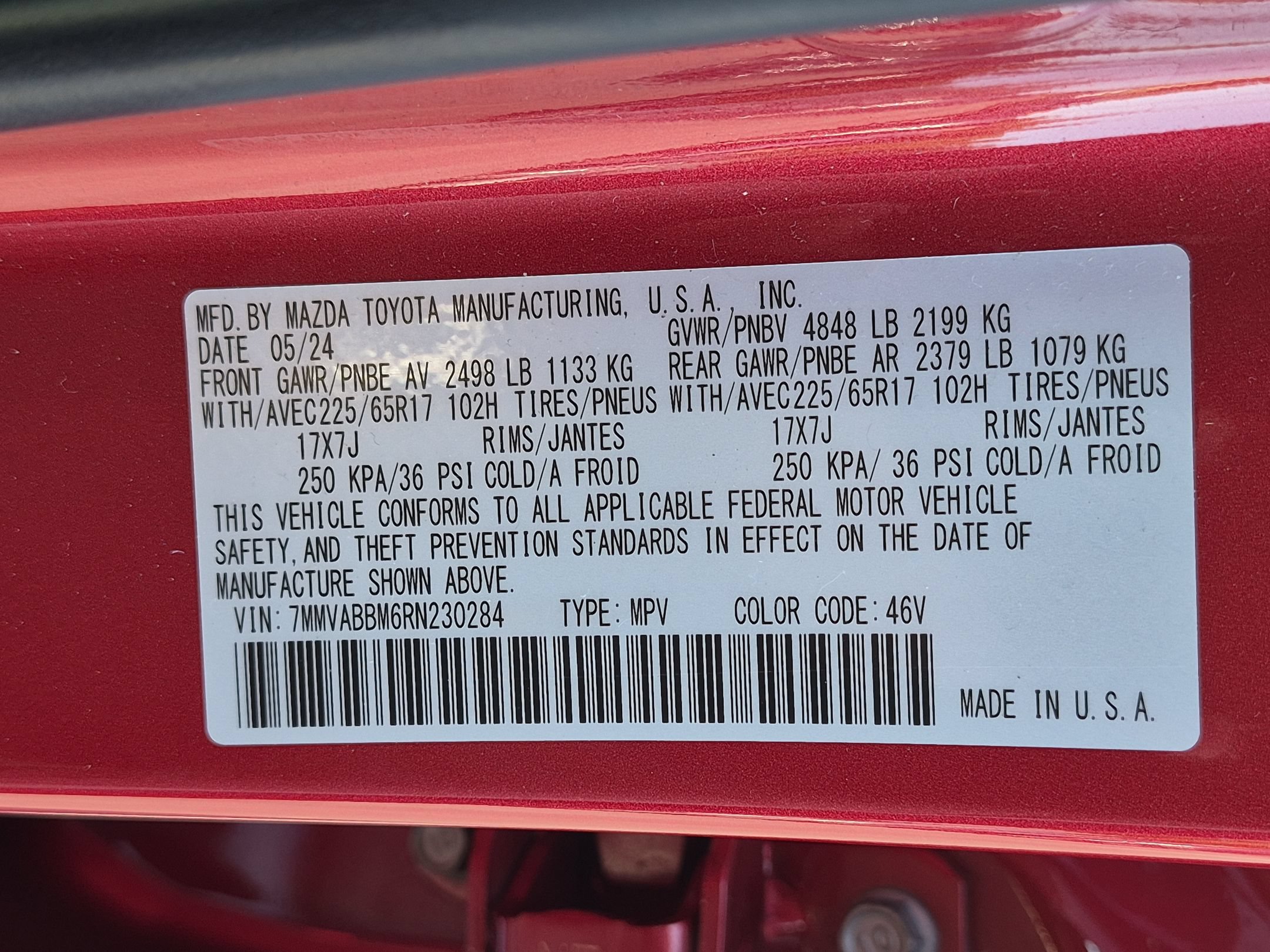Used 2024 Soul Red Crystal Metallic Mazda 2.5 S Preferred Package image 37