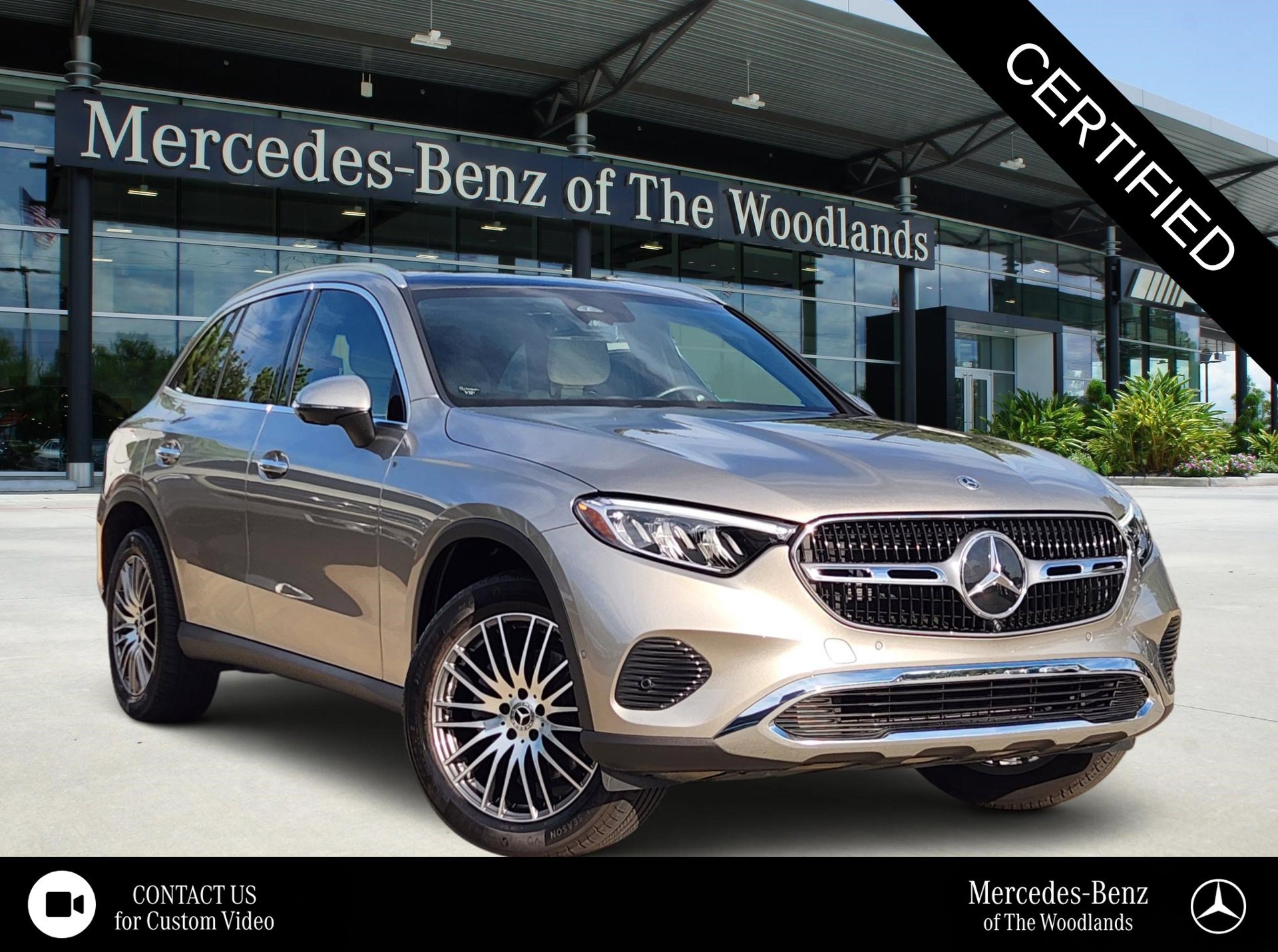 Certified Used 2024 Mojave Silver Metallic Mercedes-Benz GLC 300 image 1