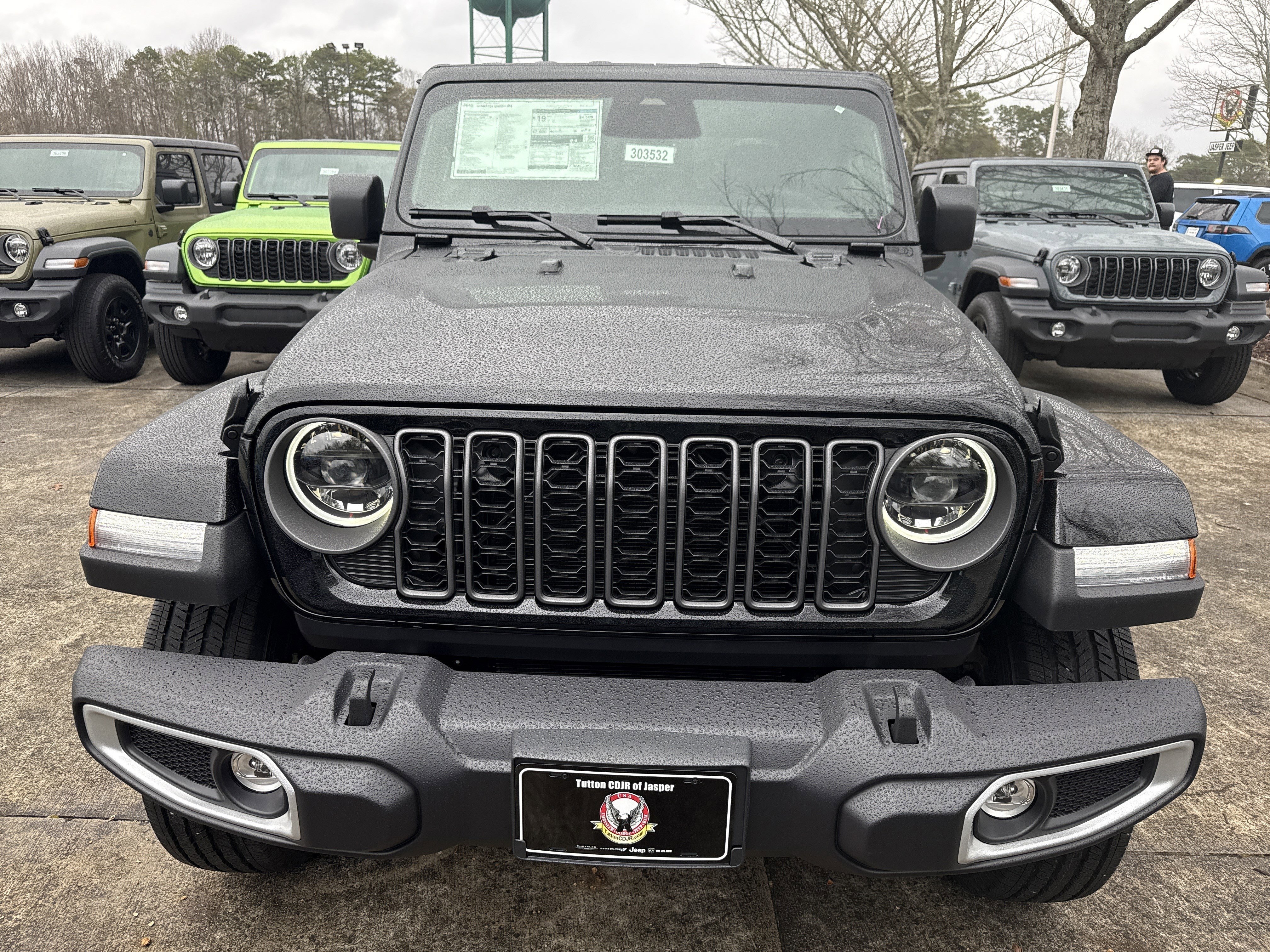 New 2026 Black Clearcoat Jeep Sahara image 2