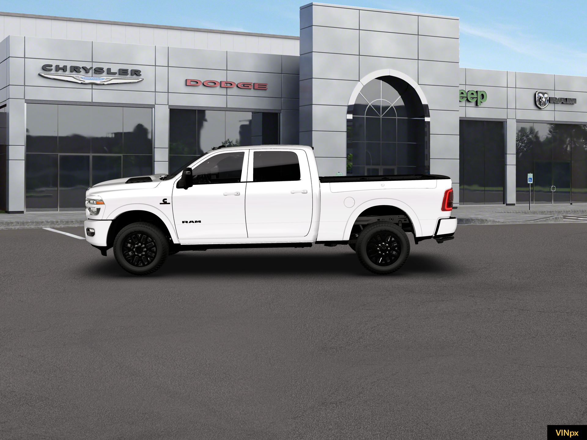 New 2026 Bright White Clearcoat RAM Limited image 3
