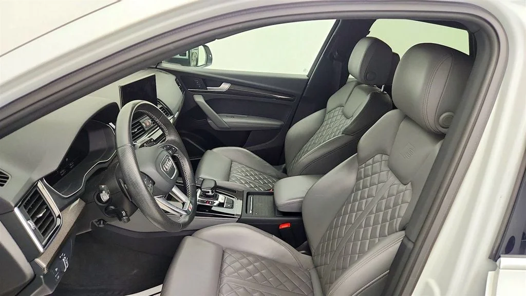 Used 2021 Glacier White Metallic Audi Premium Plus 3.0 TFSI quattro w/ Nav & B&O 3D Audio image 13