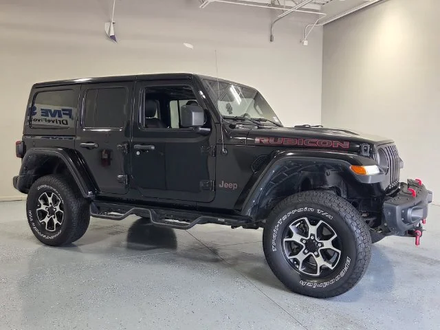 Used 2021 Black Jeep Unlimited Rubicon image 2
