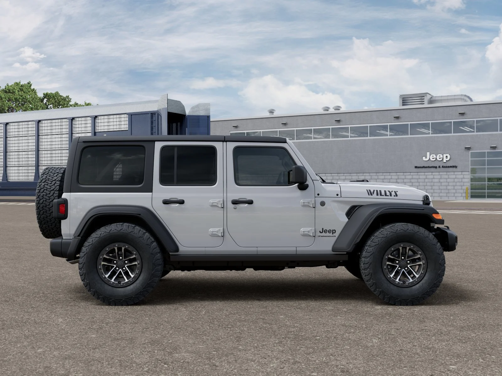 New 2026 Bright White Clear-Coat Exterior Paint Jeep Willys image 49