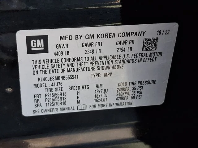 Certified Used 2022 Black Buick Preferred image 26