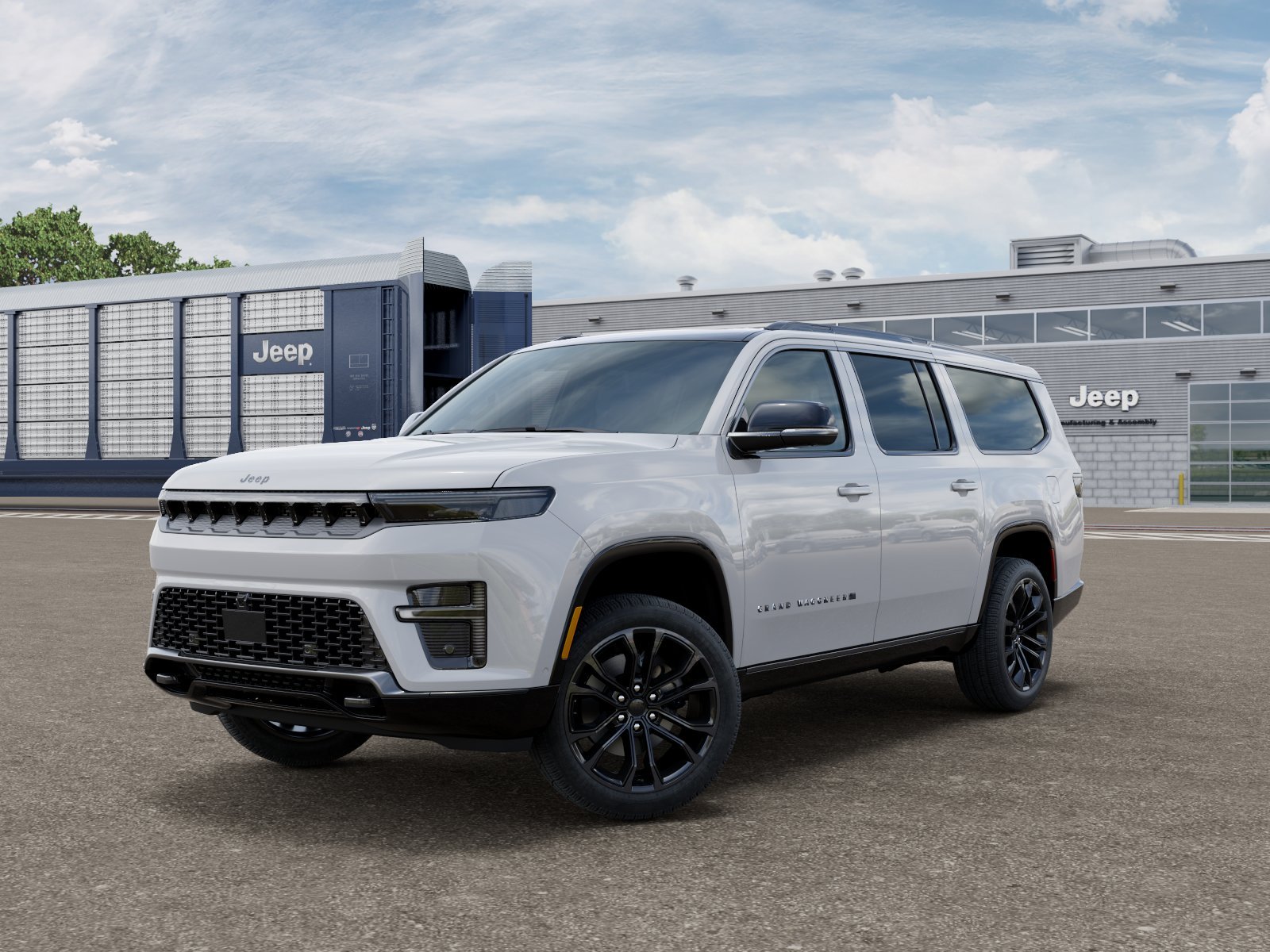 New 2026 Bright White Clear-Coat Exterior Paint Jeep Summit Reserve image 2