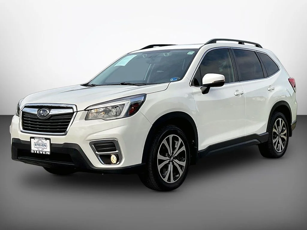 Used 2021 Crystal White Pearl Subaru Limited image 3
