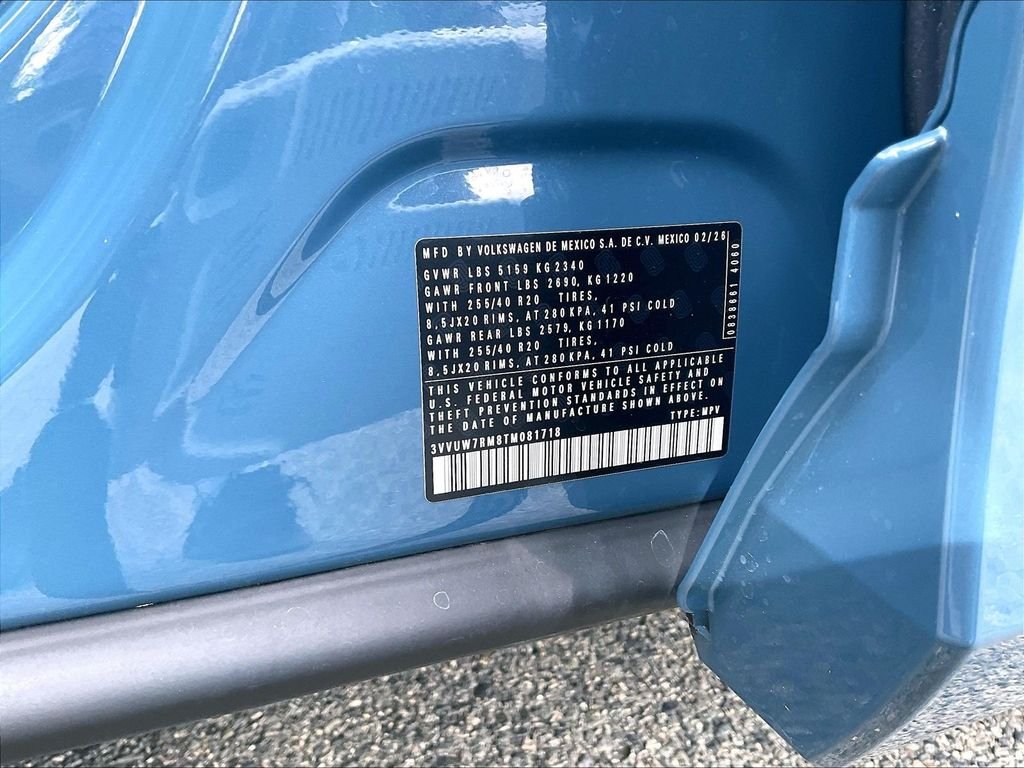 New 2026 Blue Volkswagen SEL R-Line Turbo image 17